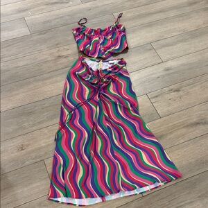 RESA Multicolor Striped Two-Piece Set